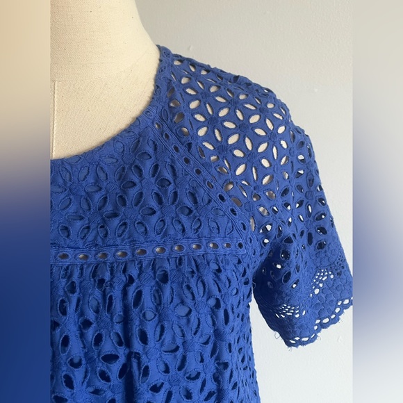 JCrew Colbalt Top 8 - Picture 2 of 4